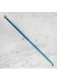 Resim Abarta 5,0mm Renkli Metal Gagalı Örgü Şiş Tunus Tığ 25cm-mavi 1 Adet 