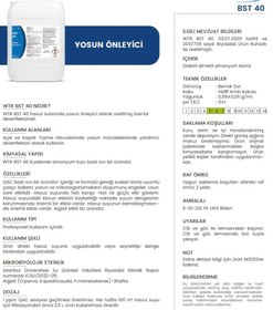 Resim WTR BST 40 20 L Havuz Yosun Önleyici 