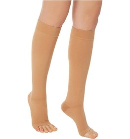 Resim Diz Altı Varis Çorabı Yüksek Basınç Açık Burun Variteks 902 