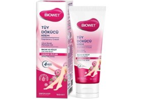 Resim Biowet Tüy Dökücü Krem 100 ml Hassas Ciltler İçin Parfüm Etkili Ferah Koku ile Uzun Süreli Pürüzsüzlük 