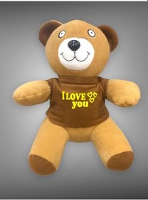 Resim Uyku Arkadaşı Peluş Ayıcık 35 Cm Kahverengi 