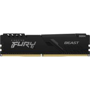 Resim Fury Beast Black 16 GB 3600 MHz DDR4 CL18 KF436C18BB-16 Pc Ram Kingston