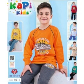 Resim fiyakamstore Kapi Kids 7011 Erkek Çocuk Uzun Kol Pijama Takım 