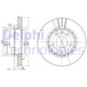 Resim DELPHI BG3768 Fren 4020600QAF (WA711749) (Fiyat:2 Adet İçindir) 