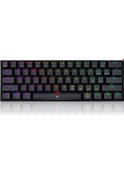 Resim Redragon K630 Rgb Dragonborn Blue Swıtch %60 Q Tr Mekanik Oyuncu Klavyesi Siyah 