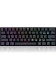 Resim Redragon K630 Rgb Dragonborn Blue Swıtch %60 Q Tr Mekanik Oyuncu Klavyesi Siyah 