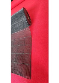 Resim Pvc Paspas Siyah Yeni Islak Zemin Kare Petek Mat Kaymaz Banyo Paspas 