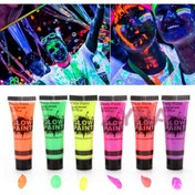 Resim Epilons Neonlu Glow Parti Yüz Boyası 6 Renk 6 Adet 
