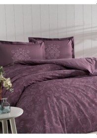 Resim Antico Mürdüm Tek Kişilik Nevresim Takım 