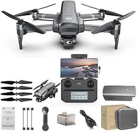 Resim Groove SJRC F22S Pro 4K Kameralı Drone Seti - 3.5 KM Menzil - Engel Algılama + 35 Dakika Uçuş Süresi + Çanta + EIS Stabilizasyon Gri 