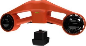 Resim Sea Scooter Elektrikli Deniz Su Scooter Hoverboard +Kılf Turuncu 2 Adet Normal Bataryalı 
