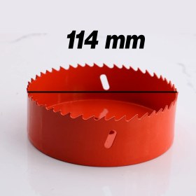 Resim Bi Metal Panç Ø 114 mm Delik Açma Alçıpan Ahşap Pvc Delme Testeresi Adaptörsüz 1 Adet 