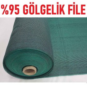 Resim Abdioğulları %95 Gölgelik File 1,5M X 25M Bahçe Çit Örtüsü Meyve 