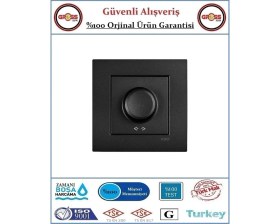 Resim Viko Novella Dimmer 600W - Çerçeve Dahil - Orjinal Ürün - Renk Siyah 