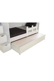 Resim Güven Mobilya 90*190 Irmak Beyaz / Beyaz Okyanus 3 Yataklı Kiwi Ranza 