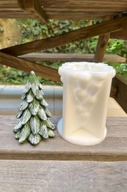 Resim Rufus Concept Kar Çam Ağacı Silikon Mum Kalıbı 