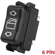 Resim Genel Markalar Mercedes E Serisi W124 Uyumlu Kasa Sol Ön Cam Açma Kapatma Düğmesi 