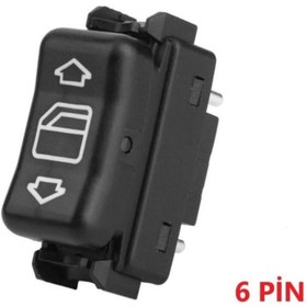 Resim Genel Markalar Mercedes E Serisi W124 Uyumlu Kasa Sol Ön Cam Açma Kapatma Düğmesi 