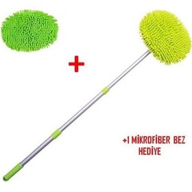 Resim Periboia Yedek Bezli Mikrofiber Araba Yıkama Fırçası 