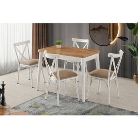 Resim Damla Bahar Mdf Mutfak Masa Sandalye Takımı 60x100 