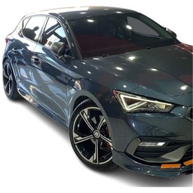 Resim ps dizayn Seat Leon Mk4 (2021-2022) Aero Yan Marşpiyel Seti (plastik)-Uyumlu 