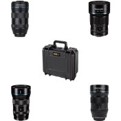 Resim Sirui Anamorphic 1.33x MFT Mount Lens Kit + Hardcase Çanta (24, 35, 50, 75mm) 