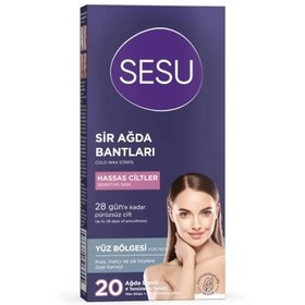 Resim Sesu Yüz Sir Ağda Bandı Hassas Ciltler 20'li 