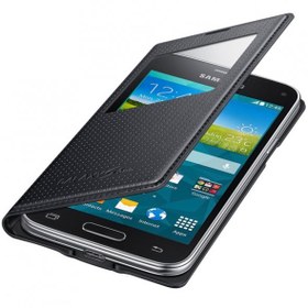 Resim Samsung S5 Mini S-View Kılıf Siyah EF-CG800BKEGWW 
