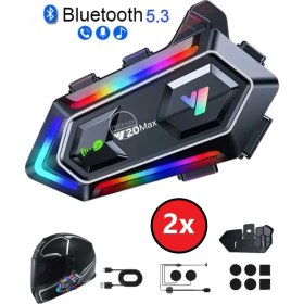 Resim Vivopack Y20 Max Rgb Su Geçirmez Çift Bağlantılı Intercom 
