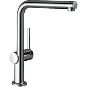 Resim Hansgrohe Talis M54 Eviye Bataryası Çekilebilir Gagalı Krom 72809 