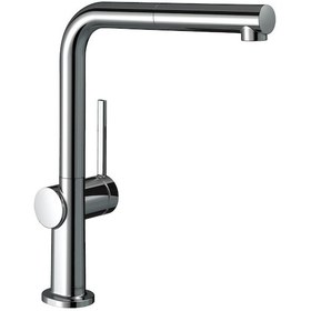 Resim Hansgrohe Talis M54 Eviye Bataryası Çekilebilir Gagalı Krom 72809 