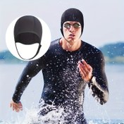 Resim 2.5mm Neopren Su Geçirmez Kulak Koruma Sörf Dalış Kapağı, Erkekler Ve Kadınlar Için Unisex Yüzme Kapağı 