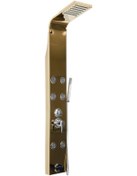 Resim Sam Banyo Toscana Duş Paneli Gold Altın 