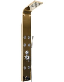 Resim Sam Banyo Toscana Duş Paneli Gold Altın 