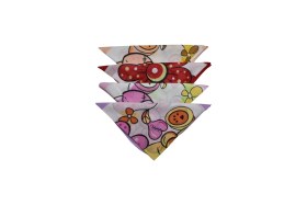 Resim Bandana Çocuk Çiçekli 4 Lü Karışık Desen 