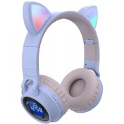 Resim Adipa Tg Karler Bass JR-028 RGB Işıklı Kablosuz Kedi Kulaklık - Lila Adipa Togi