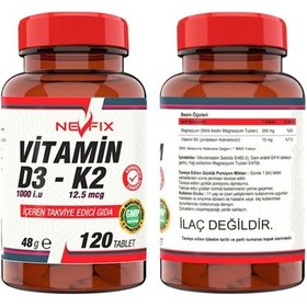 Resim L-carnitine Karabiber 60 Tablet & Nevfix D3-k2 120 Tablet 