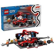 Resim LEGO City Ferrari Arabalı F1 Pit Stop ve Pit Ekibi 60443 