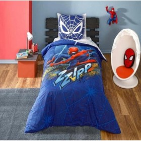 Resim Taç Spiderman Rise Tek Kişilik Lisanslı Nevresim Takımı 