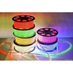 Resim 220 Volt 3Çipli Silikonlu Led Her Renk(5 Metre) 