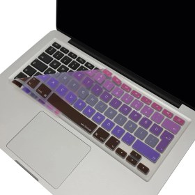 Resim Klavye Filmi Türkçe Q Kaplama Ultra Ince Silikon Air Pro Eski USB Li Modeller 2008-2017 Uyumlu Yıkanabilir Koruyucu Film Renkli Baskı Pembe Mavi 