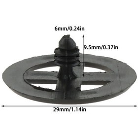 Resim Lasonstiges Nissan Qashqai J10 Devriye Micra K12 Rogue T32 65832-f5000 65832f500 0 Araba Kaput İzolasyon Tutucu Plastik Klips Perçin İçin 10 Adet 