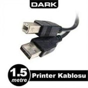 Resim DK CB USB2PRNL150 1.5mt USB 2.0 Kablosu Dark