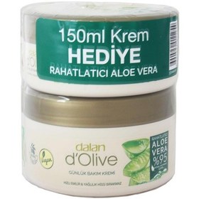 Resim Dalan D'olive Günlük Bakım Aloe Vera Kremi 250 ML + Aloe Vera Kremi 150 ML 