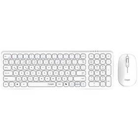 Resim Casper D300 Beyaz Kablosuz Klavye Mouse Set 