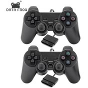 Resim Veri Kurbağa Kablolu Tak Ve Çalıştır İçin Ps2 Çift Tieşim Joystick Denetley Black 2pcs 