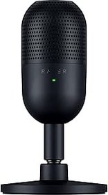 Resim Razer Seiren V3 Mini - Ultra Kompakt USB Mikrofon (14mm Kondenser Mikrofon, Kardioid Alma Deseni, LED Göstergeli Dokunarak Sessize Alma Sensörü, Dahili Amortisör, Tak ve Çalıştır) Siyah 