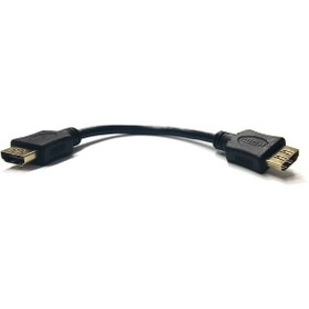 Resim Electroon Hdmi Dişi Dişi Ara Kablo 20Cm Altın Uçlu 