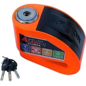Resim Armor 606Mva 6 Mm Renkli Alarmlı Disk Kilidi Armor 