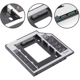 Resim DVD Yuvasına Takılan SSD HDD Kutusu 12.7 MM Caddy Kızak 